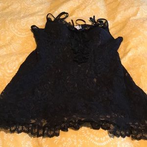 Lingerie. Black. Large